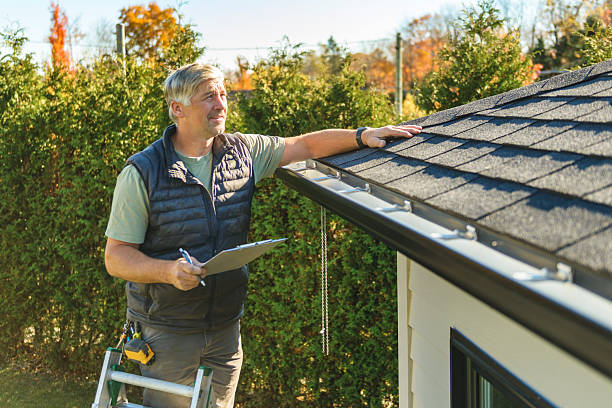 Professional Roof Inspection technician working in Scituate, MA